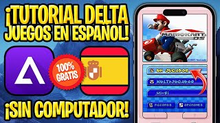 TUTORIAL SIN JAILBREAK ✅ CÓMO CAMBIAR EL IDIOMA A LOS JUEGOS EN EMULADOR DELTA (GRATUITO Y SIN PC)