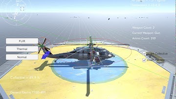 Silantro Unity3D Helicopter Simulator: Gun Targeting System