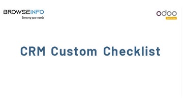 Create CRM Lead Checklists and Create CRM Opportunity Checklist Templates | CRM Custom Checklist App