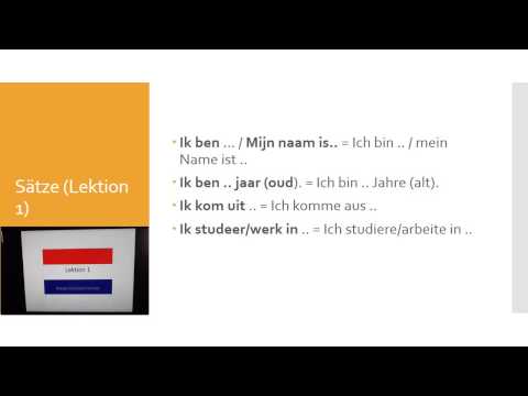 Wiederholung Lektion 1 und 2