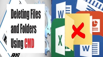 How to delete files and folders using CMD Command Prompt. MUST KNOW BEGINNER!