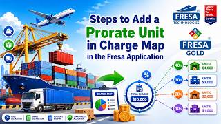 Steps to Add a Prorate Unit in Charge Map in the Fresa Application.