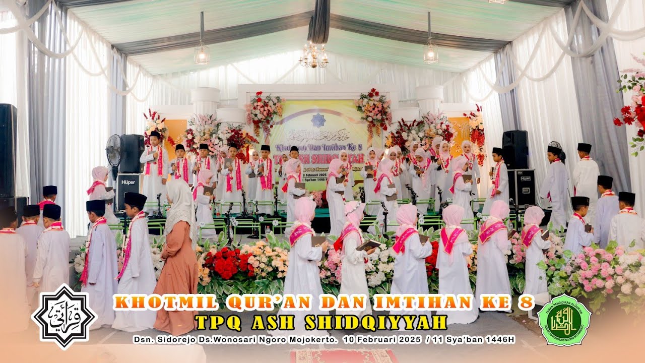 PROSESI KIRAB TPQ ASH SHIDQIYYAH KHOTAMAN DAN IMTIHAN KE 8 (2025)