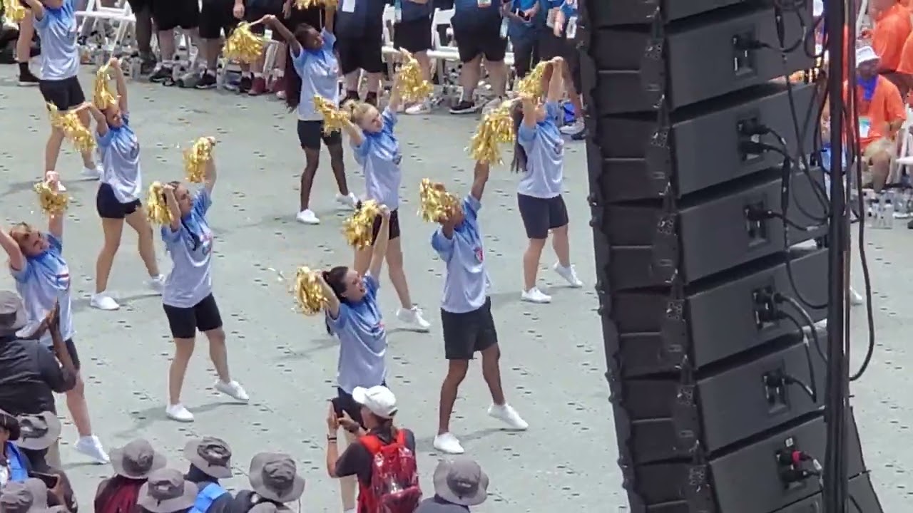Abby dancing at Special Olympics with Sara Barellis 5.5.22