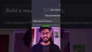 Using ChatGPT to Create a Resume in 30 seconds 🔥🔥 #shorts