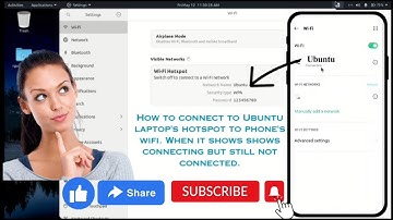 How to connect to the ubuntu laptop