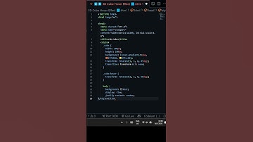 3D Cube Hover Effect | Interactive CSS Animation