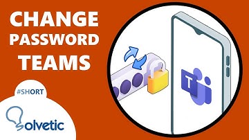 How to CHANGE Teams PASSWORD on Mobile 🔑✔️
