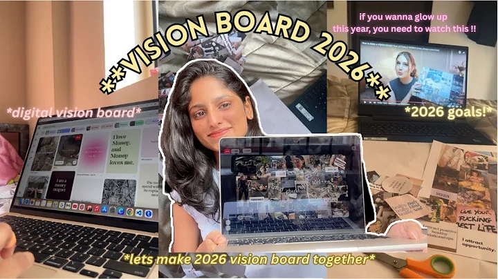 How to make a vision board that ACTUALLY works for 2026 | Tutorial + Manifestation Tips 