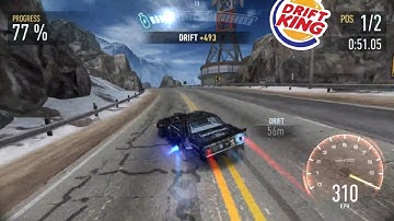 Drift King with the Ford Mustang Hoonicorn (Need for Speed No Limits) mobile game