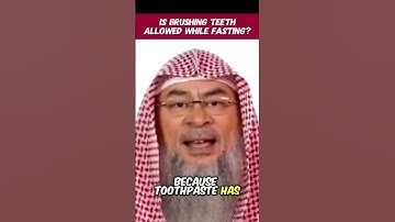 Is brushing your teeth allowed during fasting #islam #islamic #ramadan #quran #hijab assim al hakeem