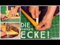 Briefecken nähen mit Geling Garantie. Patchwork Tutorial mit deiner eigenen Schablone.