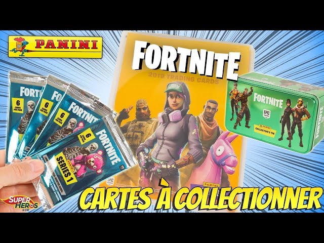 FORTNITE Cartes à collectionner Panini Serie 1 Jeu de cartes 12 Booster Trading  Cards 