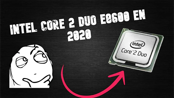 2020년에 인텔 코어2 듀오 P8600가치가 있는가?