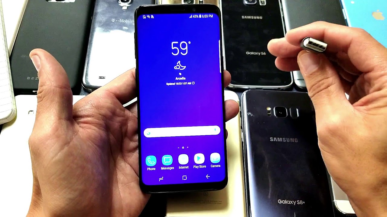 Galaxy S9 S9+: to Enable Developer Options & USB Debugging Mode - YouTube