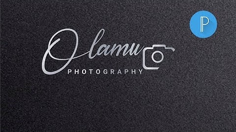 Signature photography logo design on Android I Pixellab editing 2021