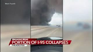 Portion of I-95 to be closed for 'months' after fire, collapse in Philadelphia: Officials