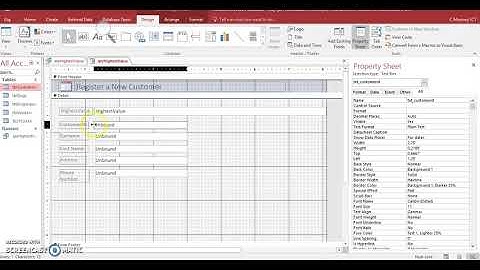 BTEC IT Level 3 Unit 2 - 5 CreatingCustomerForm