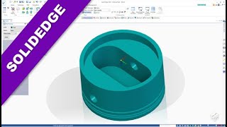 Kolben - Piston (7 cylinder radial engine) - SolidEdge 2022 Training - Part Design Profile