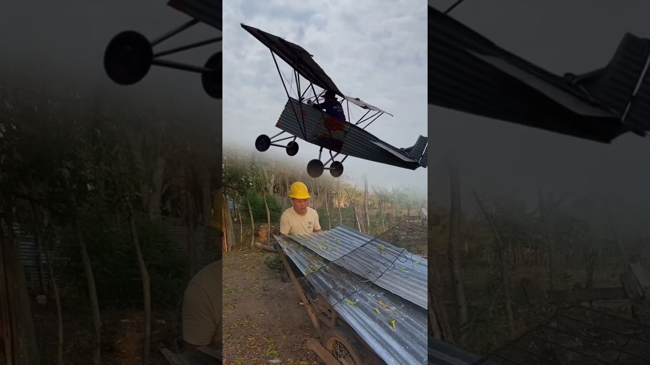 Dos genios, cero presupuesto y muchas ganas de volar 😂✈️🤣 
