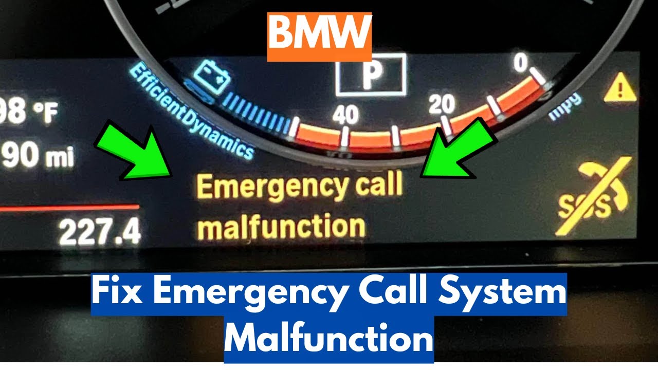 Emergency Call System Malfunction Bmw