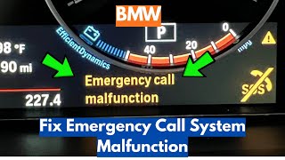 How to Fix "BMW Emergency Call System Malfunction"
