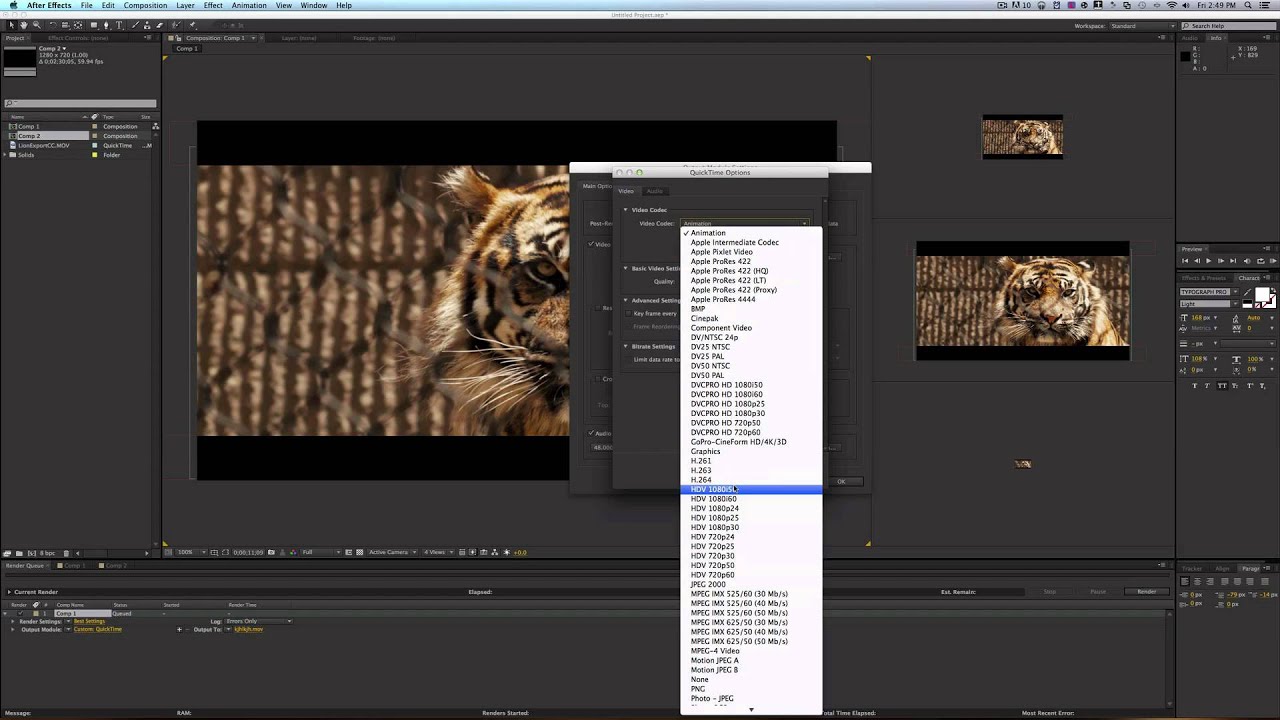 Tutorial: How to export videos in After Effects - YouTube