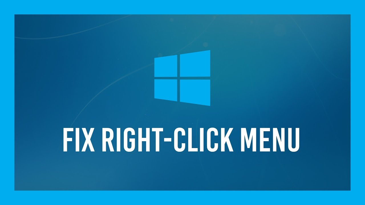 windows 10 slow right click