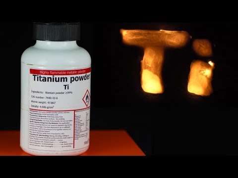 Titanium metal Ti: Chemical reactions