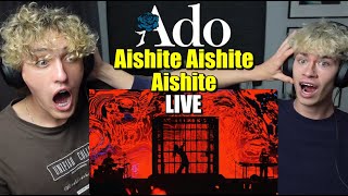 This is NOT Normal!! | First Time Watching【Live Performance】Ado - Aishite Aishite Aishite | REACTION