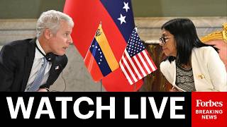 Information LIVE: Chris Wright And Venezuelan President Delcy Rodriguez Speak At Event After Oil Deal Update
