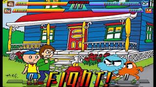 Acs Nut Games Mugen Req Match Series Boris & Caillou Vs Gumball & Darwin