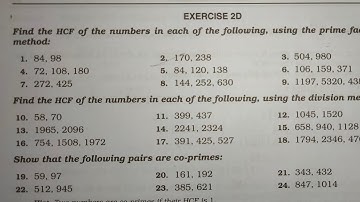 RS Aggarwal math class 6 exercise 2D ।। Class 6 exercise 2D RS Aggarwal math part 1