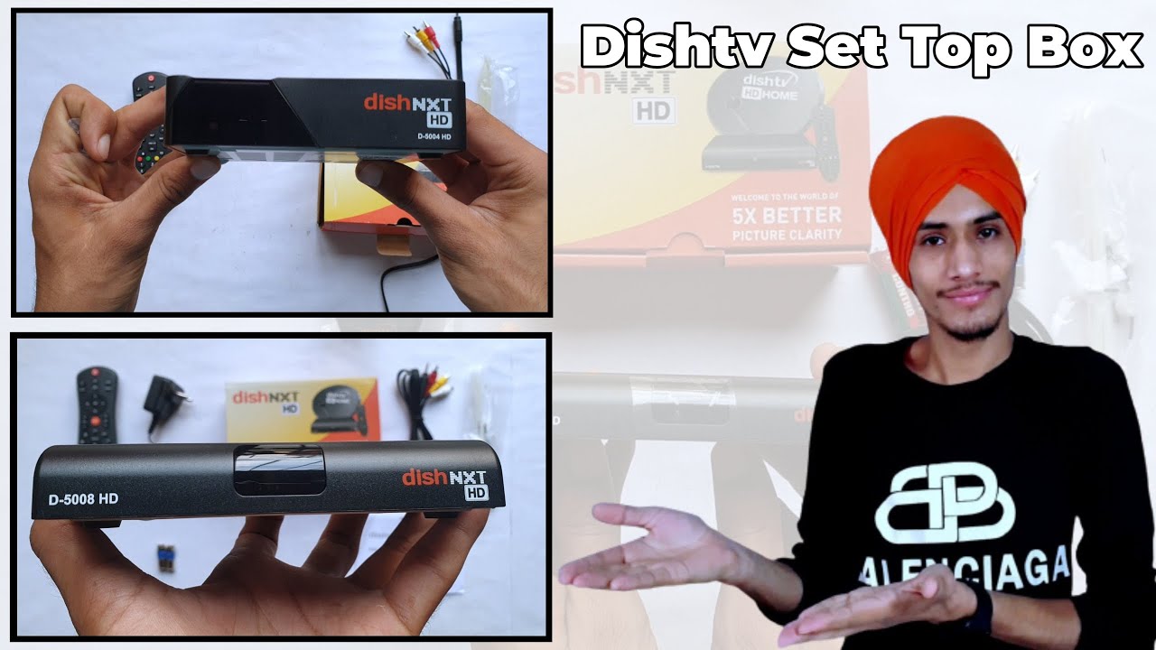 Unboxing New dish nxt d5008 hd vs dish nxt d5004 hd dish tv hd set