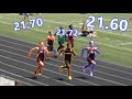 Korbin martino 2160 insane finish in boys 200m final  2021 occ capital