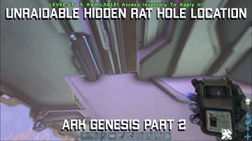 INSANE ARK RAT HOLE GENESIS 2 "UNRAIDABLE" (CROUCH POINT)