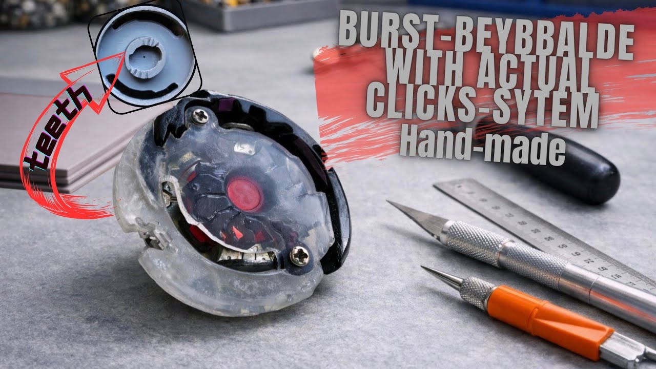 How to make burst beyblades with clicks || at home|| with pvc pipe sheets|| same as takaratomy💥