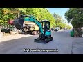 Heavy-Duty Mini Excavator with Enclosed Cab | Built for Professional Performance