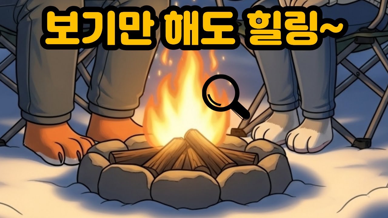 추운 겨울 힐링 캠핑! 다 찾으면 천재? 다른그림찾기 (기억력/집중력)[틈을보다#15]