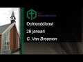 Ochtenddienst 28 januari  c van breemen  ngk waardhuizen