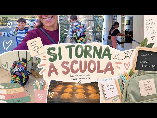 QUESTO SARÀ L'ULTIMO ANNO🥹 /SI TORNA ALLA NOSTRA ROUTINE DI SEMPRE/MUFFIN ALLO YOGURT 