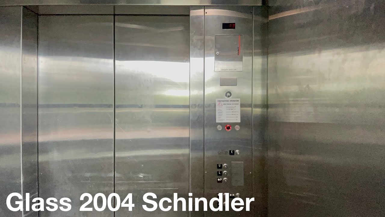 Glass Schindler Hydraulic Elevator Reedy River Falls in Greenville