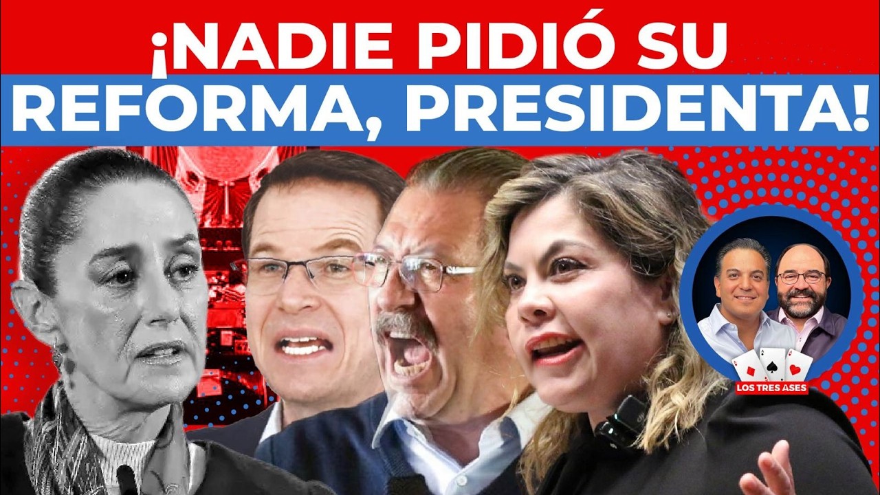 ¡SE RINDE! Sheinbaum admite que la Reforma Electoral no será aprobada