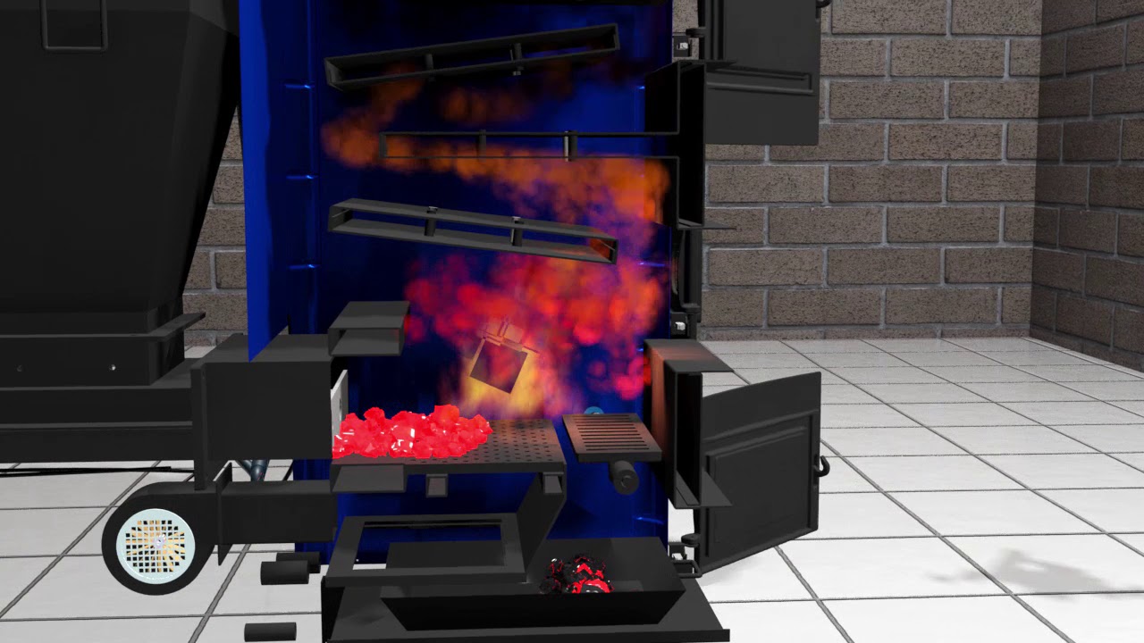 Pistonlu Kalorifer Kazanı, kömür alma, kazan temizleme, Kömür yükleme, Stokerli Kalorifer Kazanı