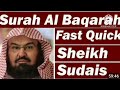 Surah Al baqarah fast recitation