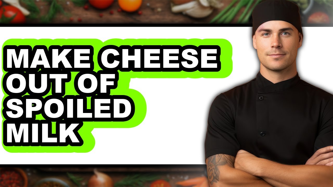 How to Make Cheese Out of Spoiled Milk - Step by Step - YouTube