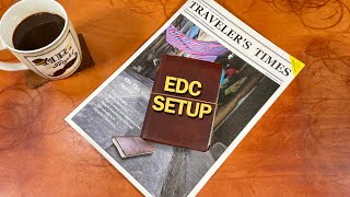 Traveler's Notebook Passport Size Setup For EDC