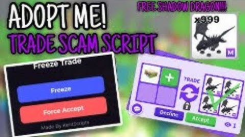 NEW ADOPT ME TRADE SCAM SCRIPT  KEYLESS  FORCE ACCEPT FREEZE TRADE WORKING🔥