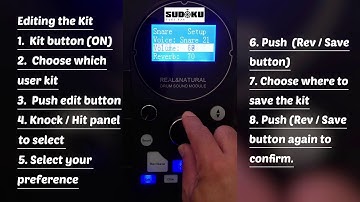 Sudoku Lucas Electric Drum - Drum Module basic guide by Sam Nizam Aisy