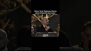 Mansur Yavaş Başkasının Baharını Çalanın Bahçesinde Çiçek Açmaz.